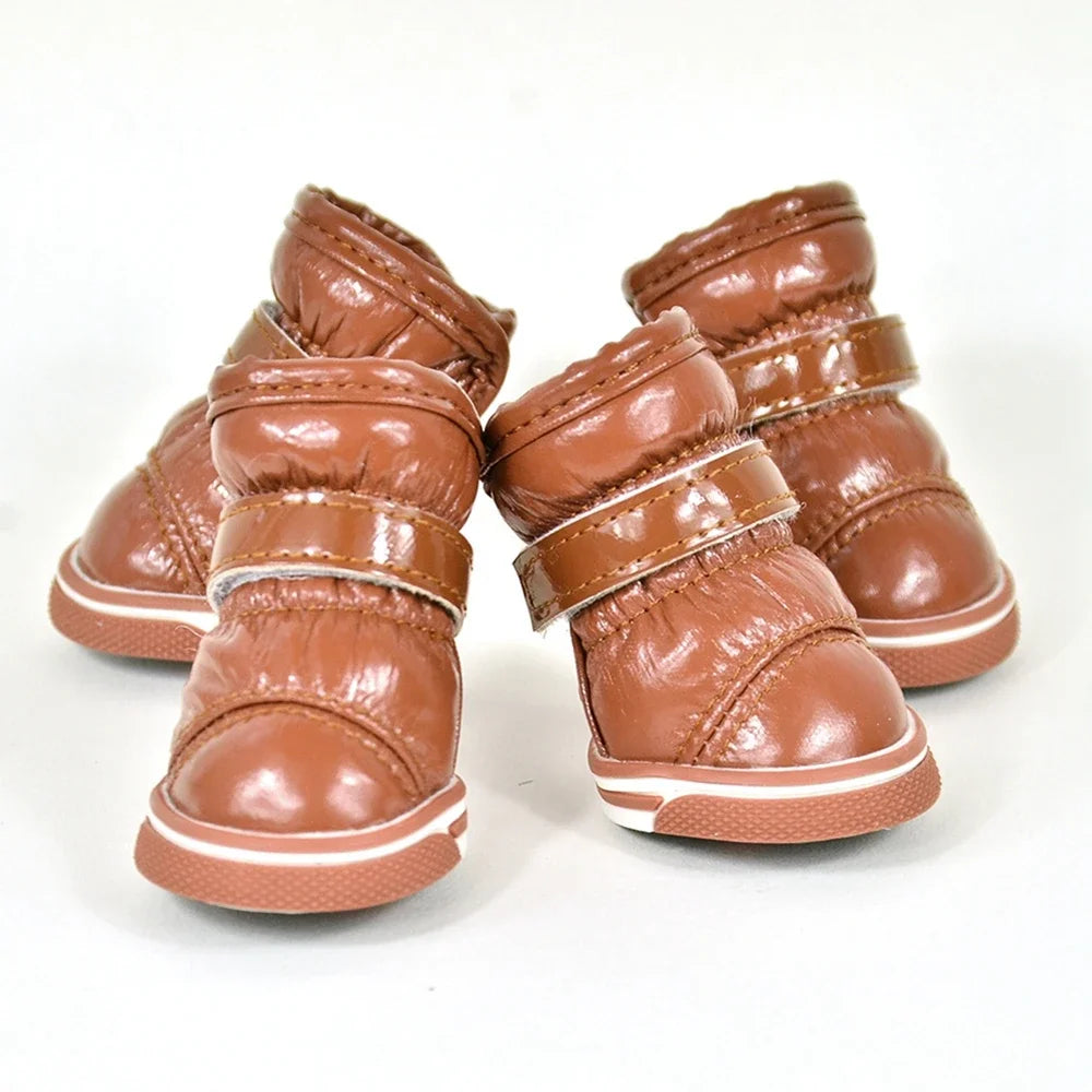 Puffy Gloss Snow Boots