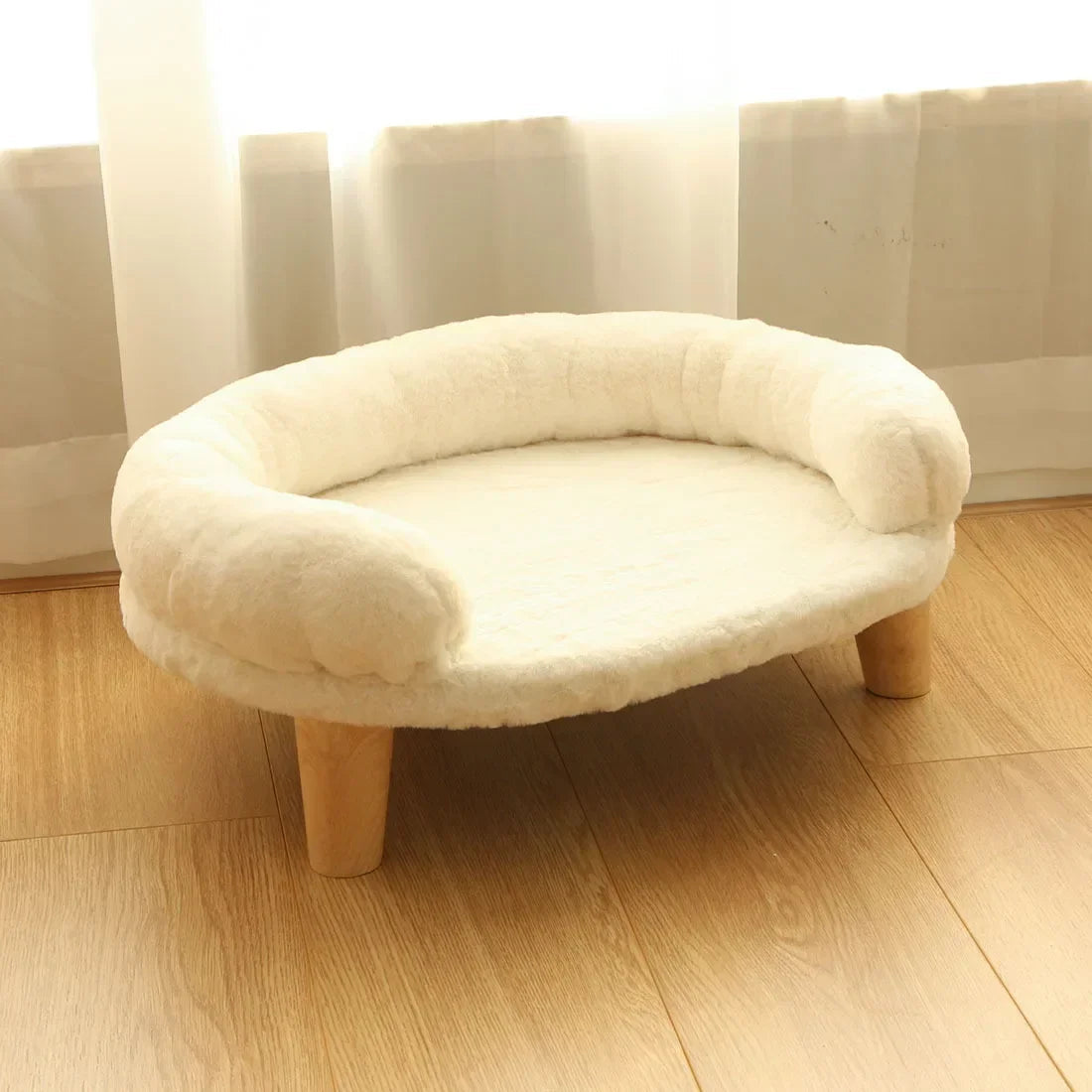 PawElevated Plush Dog Sofa