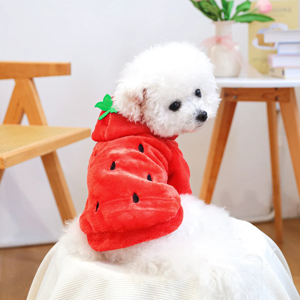 Strawberry Flannel Hoodie