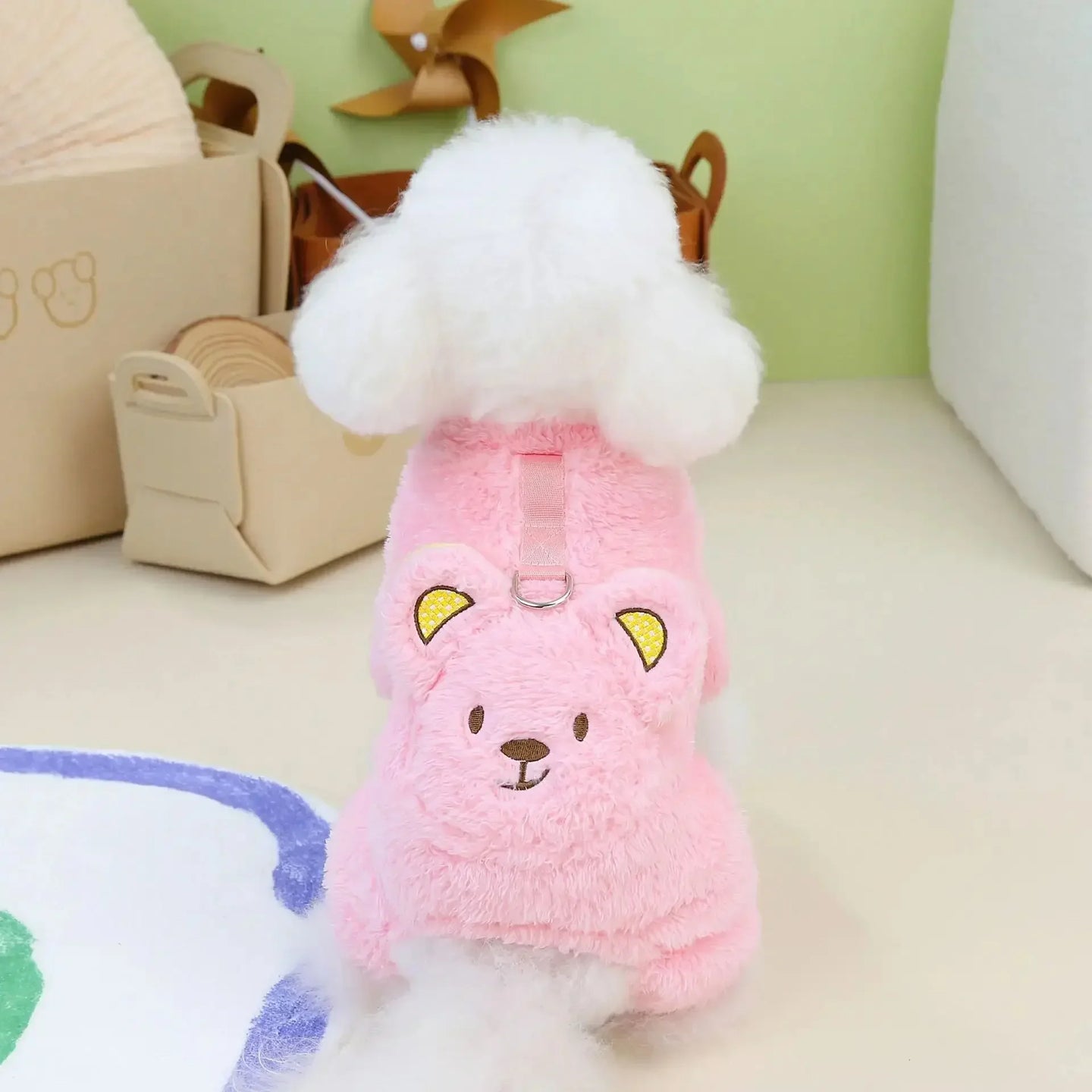 Teddy Bear Plush Jumpsuit