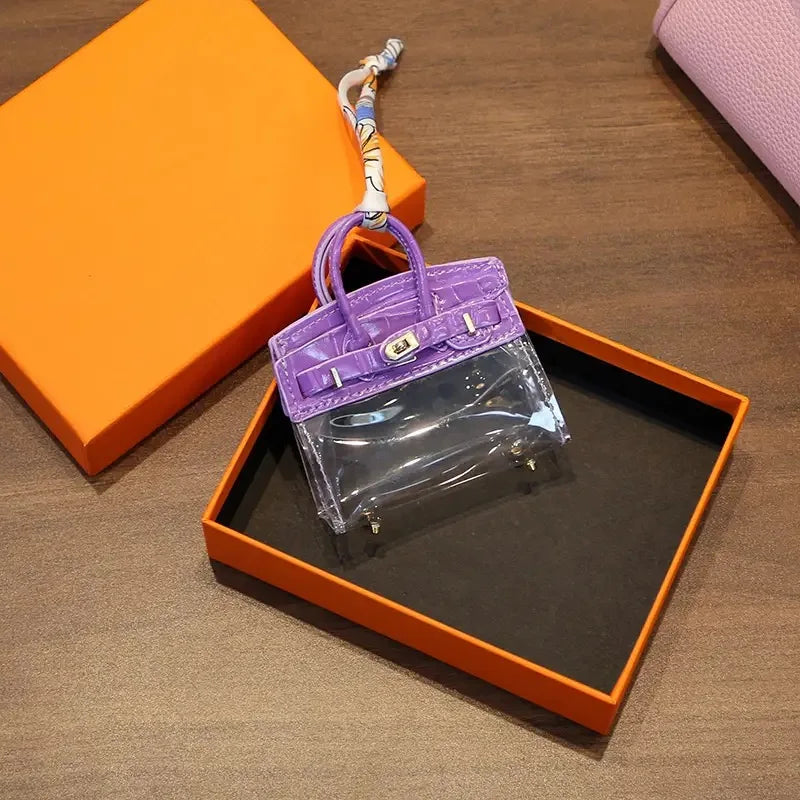 Mini Exotic Barkin Transparant Purse