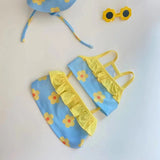 Sunshine Bloom Swimsuit and Hat