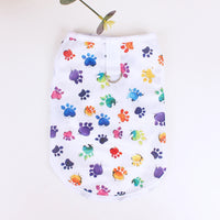 Multicolor Paws Tee