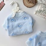 Heart Pearls Sweater