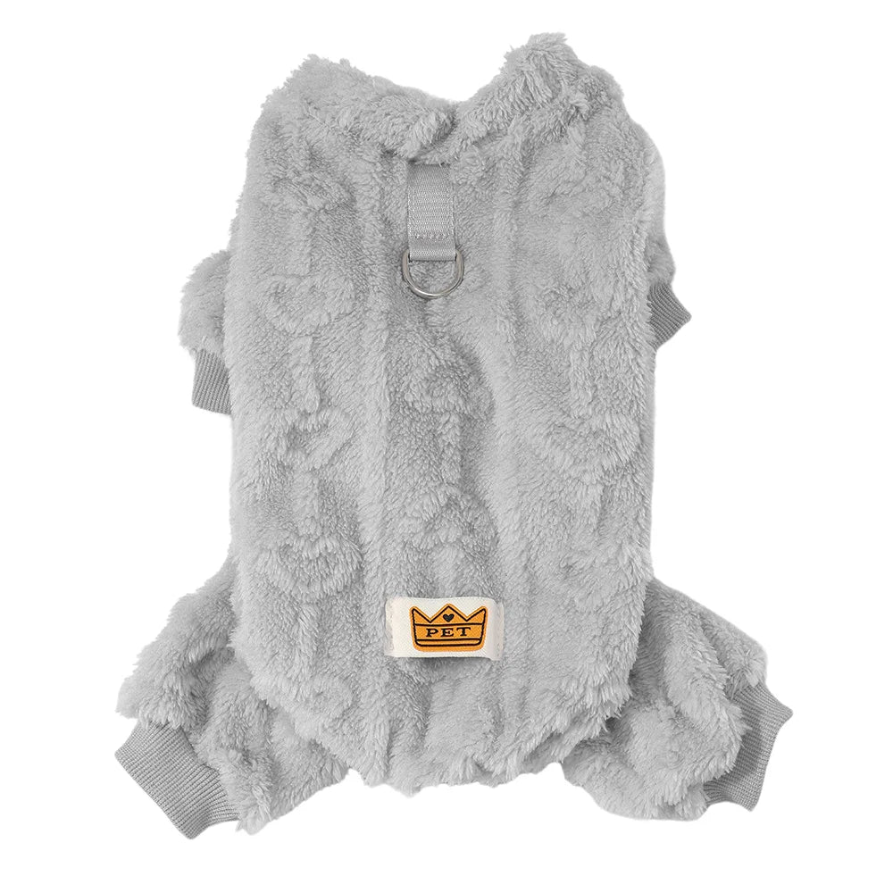 PawLove Plush Jumpsuit