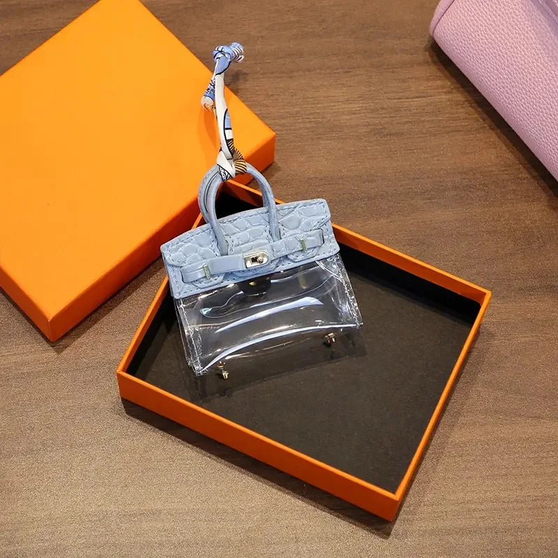 Mini Exotic Barkin Transparant Purse
