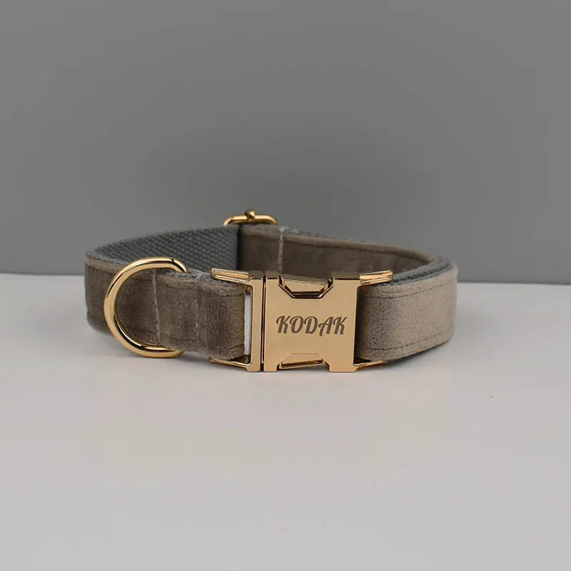 Velvet Luxe Personalized Collar