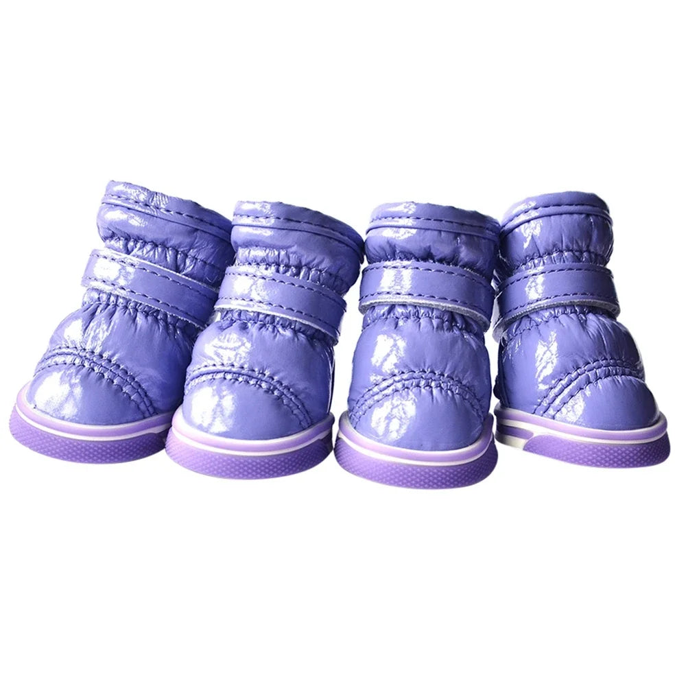 Puffy Gloss Snow Boots