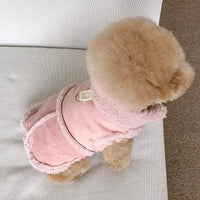 PawSnug Suede Vest