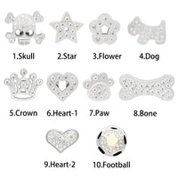 Personalized Bling Rhinestone Name Cat Dog Collar Custom Glitter Diamond Letter Name Pet Dog Collar For Small Medium Large Dogs