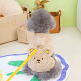 Teddy Bear Plush Jumpsuit