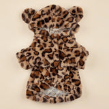 Leopard Flannel Hoodie with Ears