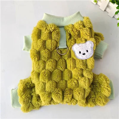 Bear Plush Jumpsuit