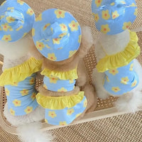 Sunshine Bloom Swimsuit and Hat
