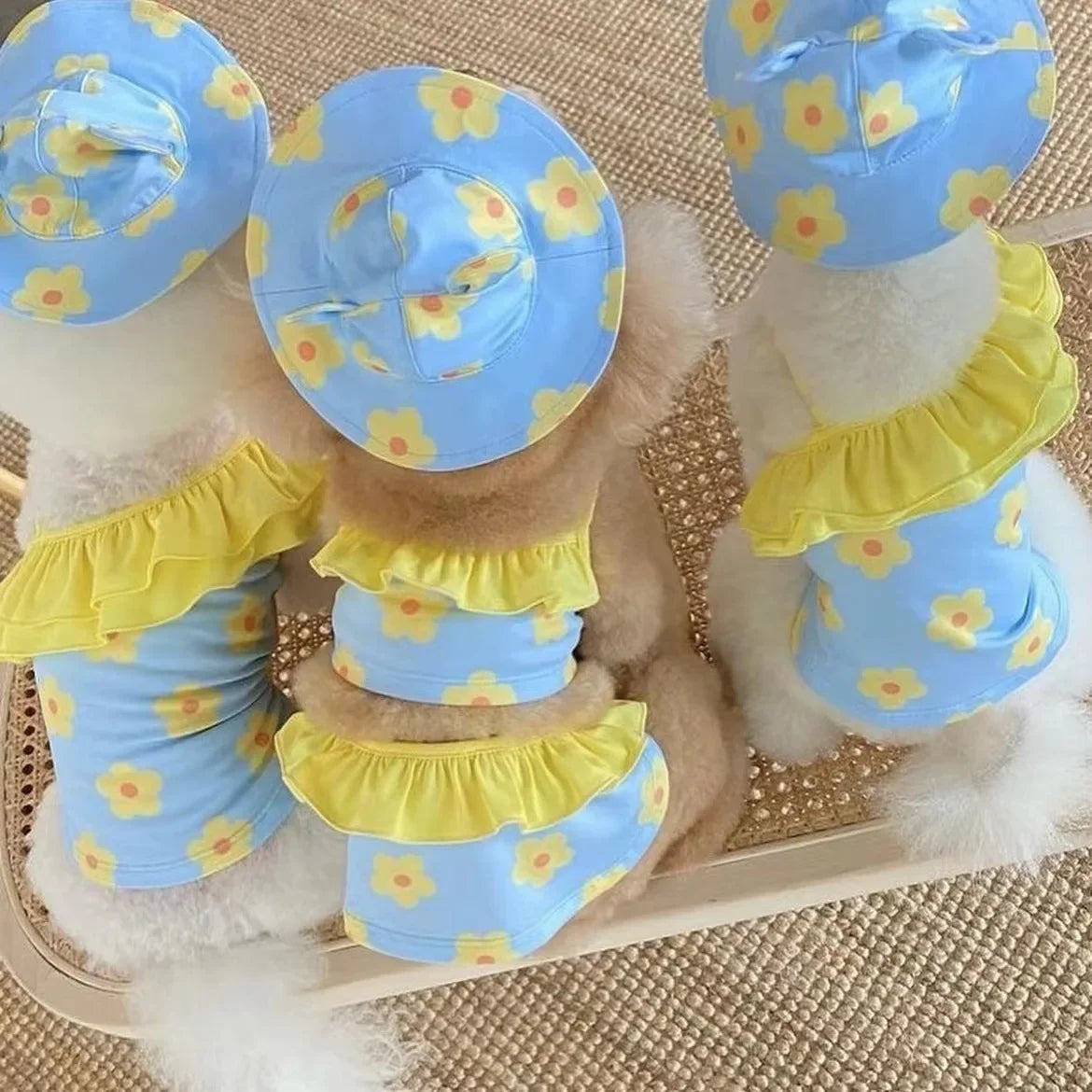 Sunshine Bloom Swimsuit and Hat
