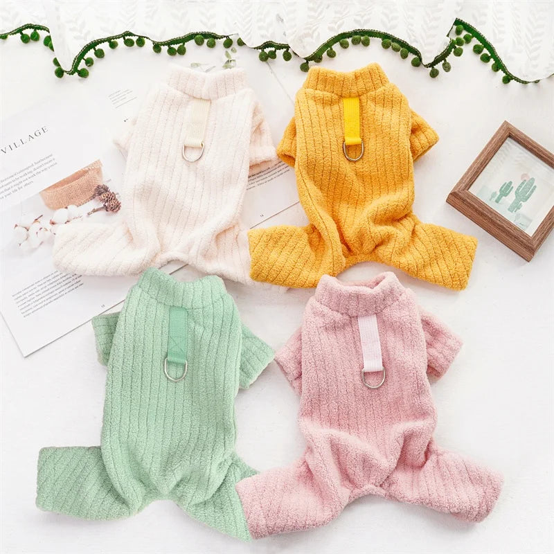 Ribbed Fleece Jumpsuit