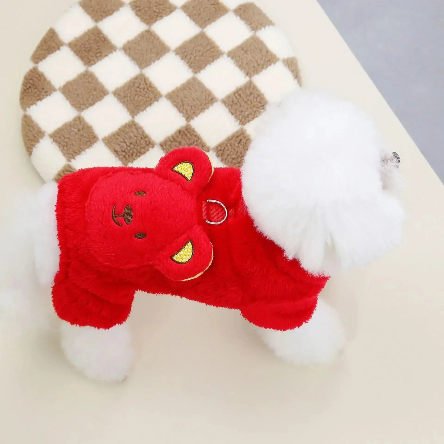 Teddy Bear Plush Jumpsuit