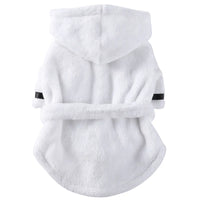 Luxe Plush Dog Bathrobe