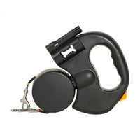 Dual Retractable Leash with Flashlight