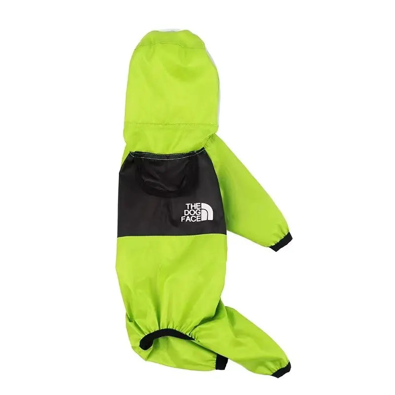 The Dog Face Hooded Raincoat Jumpsuit