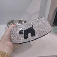 PawLuxe Rhinestone Dog Bowl