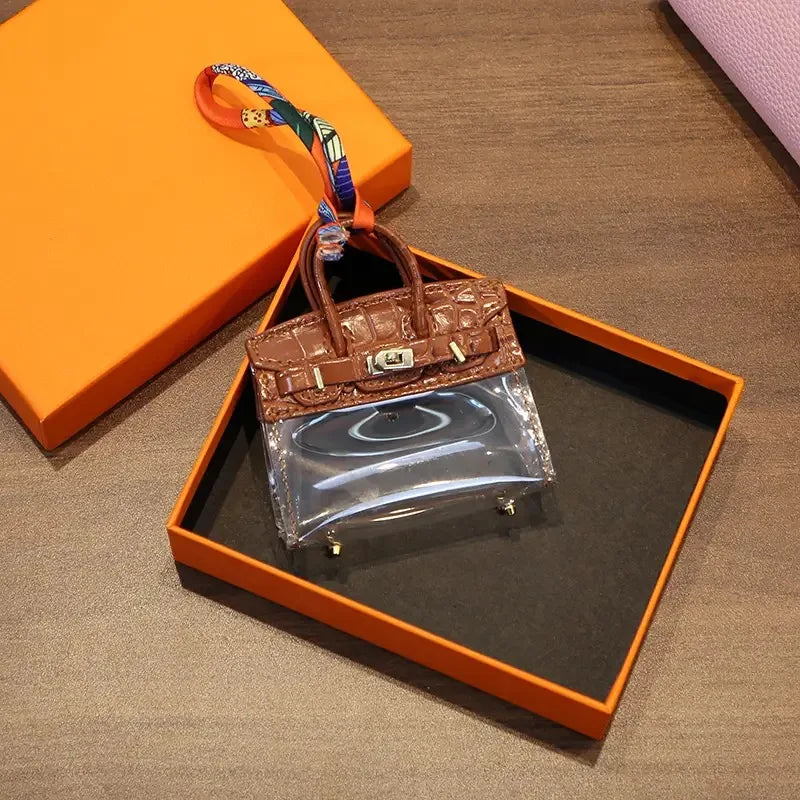 Mini Exotic Barkin Transparant Purse