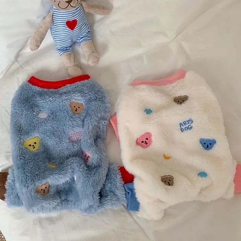 PawTeddy Fleece Jumpsuit