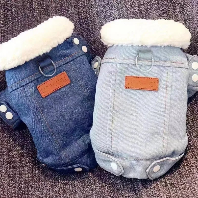 PawDenim Sherpa Vest