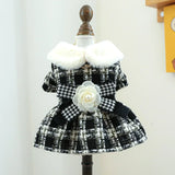 Chewnel Fur Tweed Dress