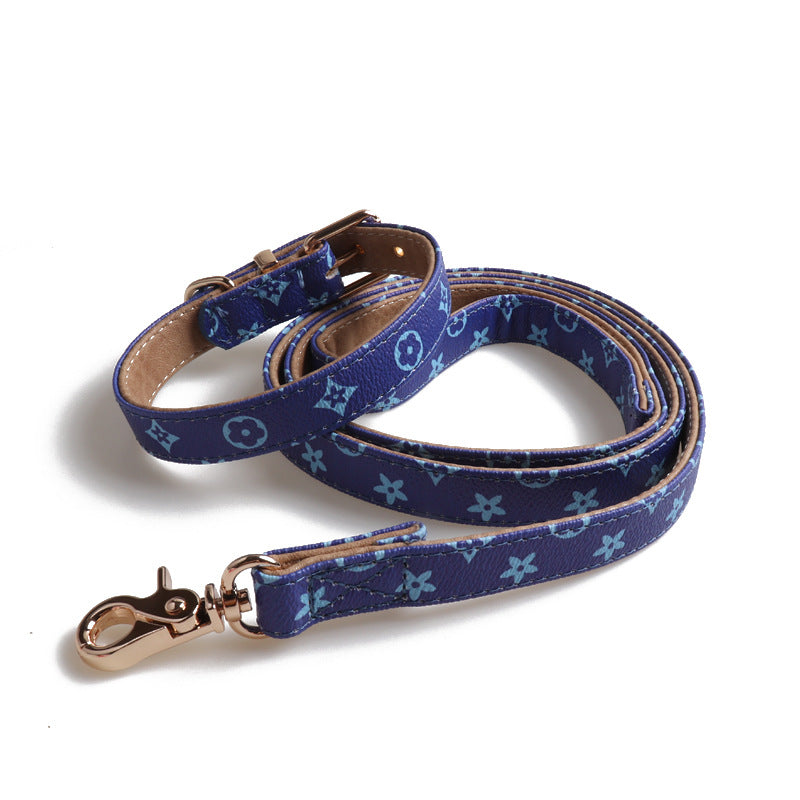 Chewy Vuittawn Monogram Collar and Leash