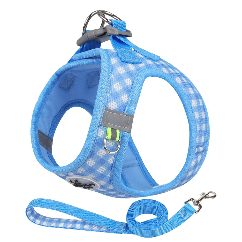 Plaid Bilateral Reflective Harness