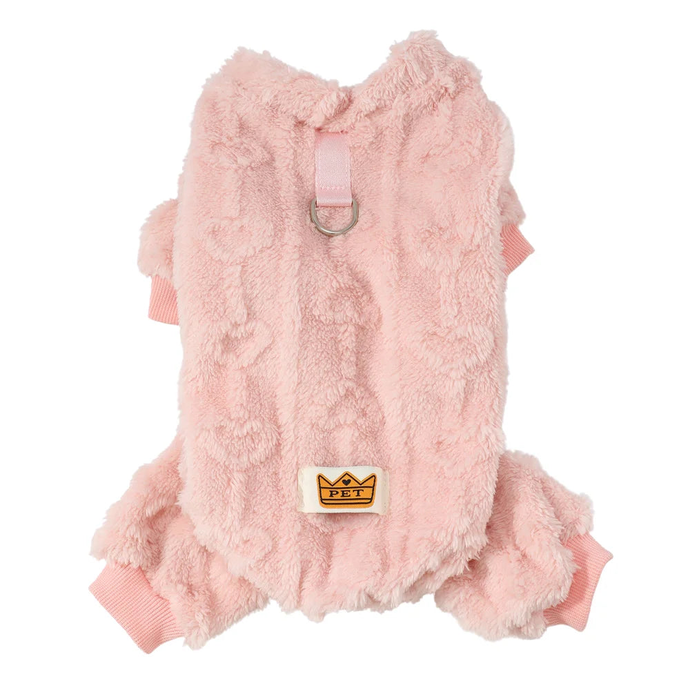 PawLove Plush Jumpsuit