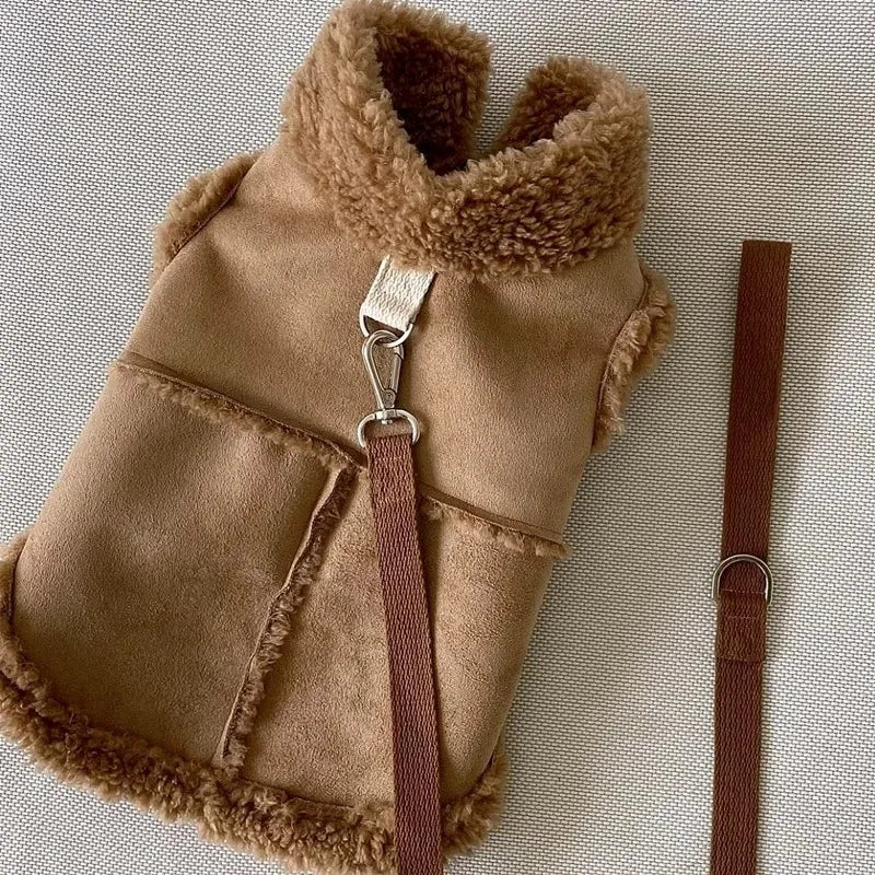 PawSnug Suede Vest