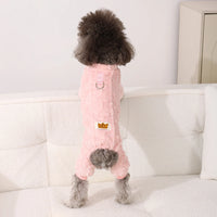 PawLove Plush Jumpsuit
