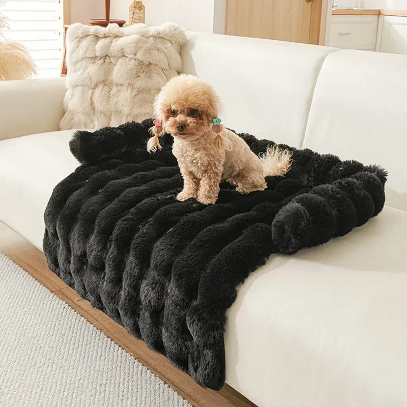 PawLuxe Plush Dog Sofa Cover