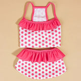 Polka Dots Ruffle Swimsuit