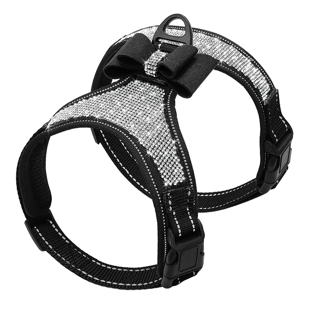 PawLuxe Rhinestone Harness