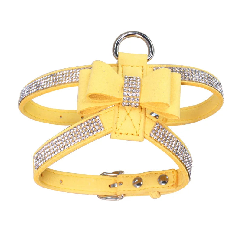 Pawlegent Rhinestone Harness