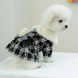 Chewnel Fur Tweed Dress