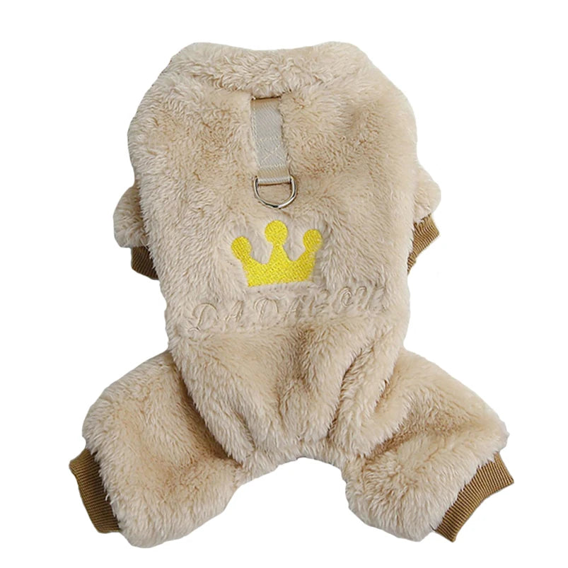 Royal Crown Plush Jumpsuit