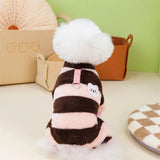 Stripe Fleece Jumpsuit