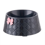 Pink Bow Dog Bowl