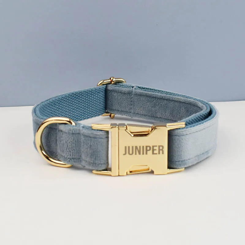 Velvet Luxe Personalized Collar