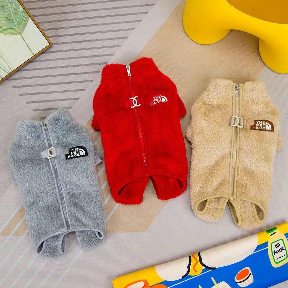 The Pet Face Plush Jumpsuit