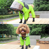The Dog Face Hooded Raincoat Jumpsuit
