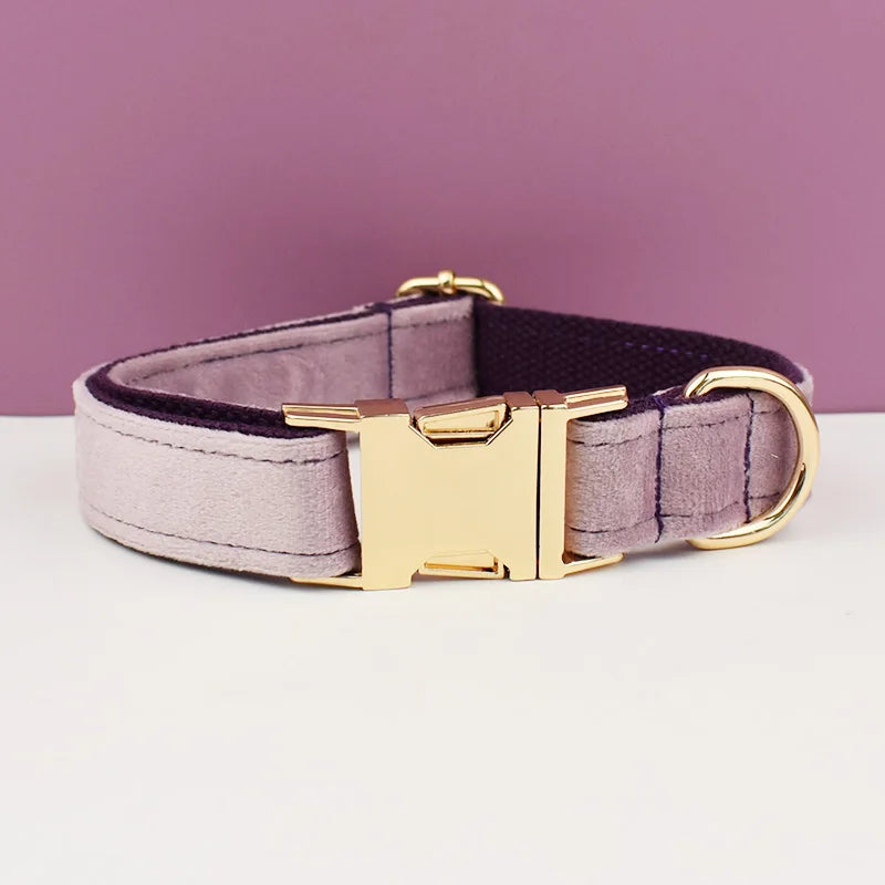 Velvet Luxe Personalized Collar