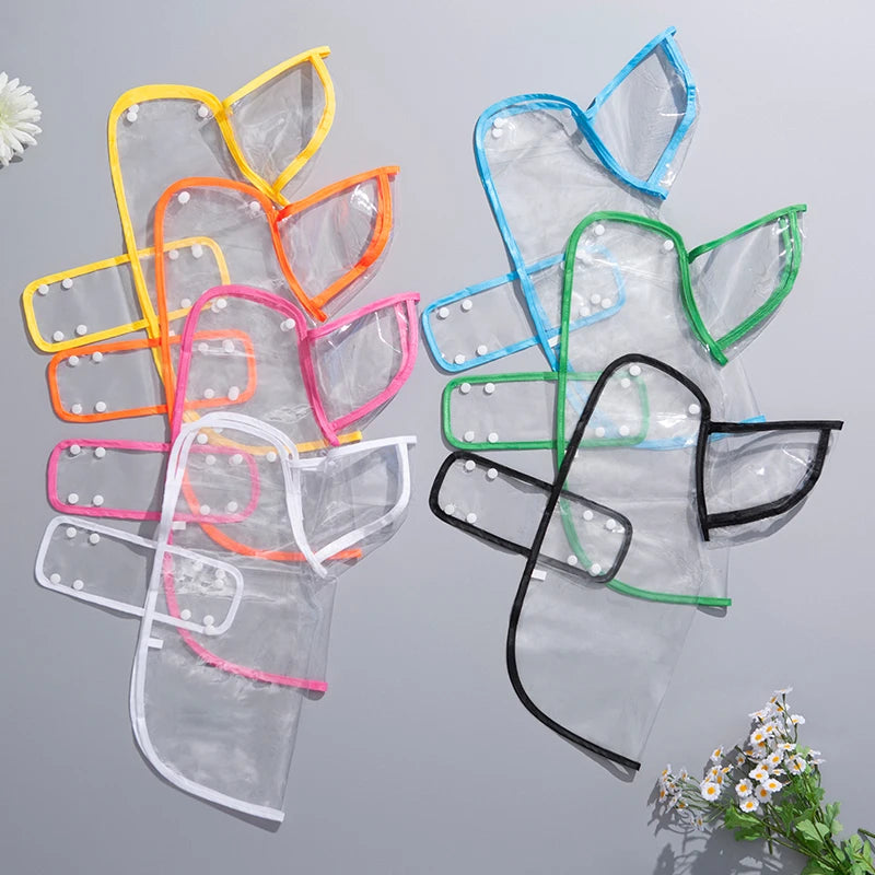 Transparent Hooded Raincoat