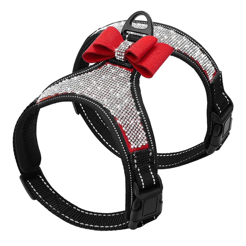 PawLuxe Rhinestone Harness