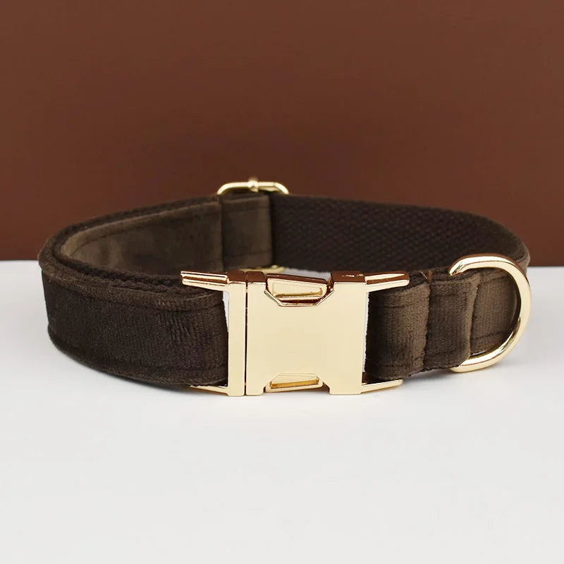 Velvet Luxe Personalized Collar