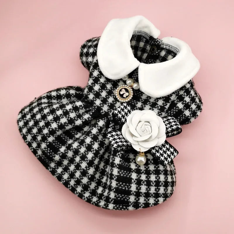 Chewnel Houndstooth Dress